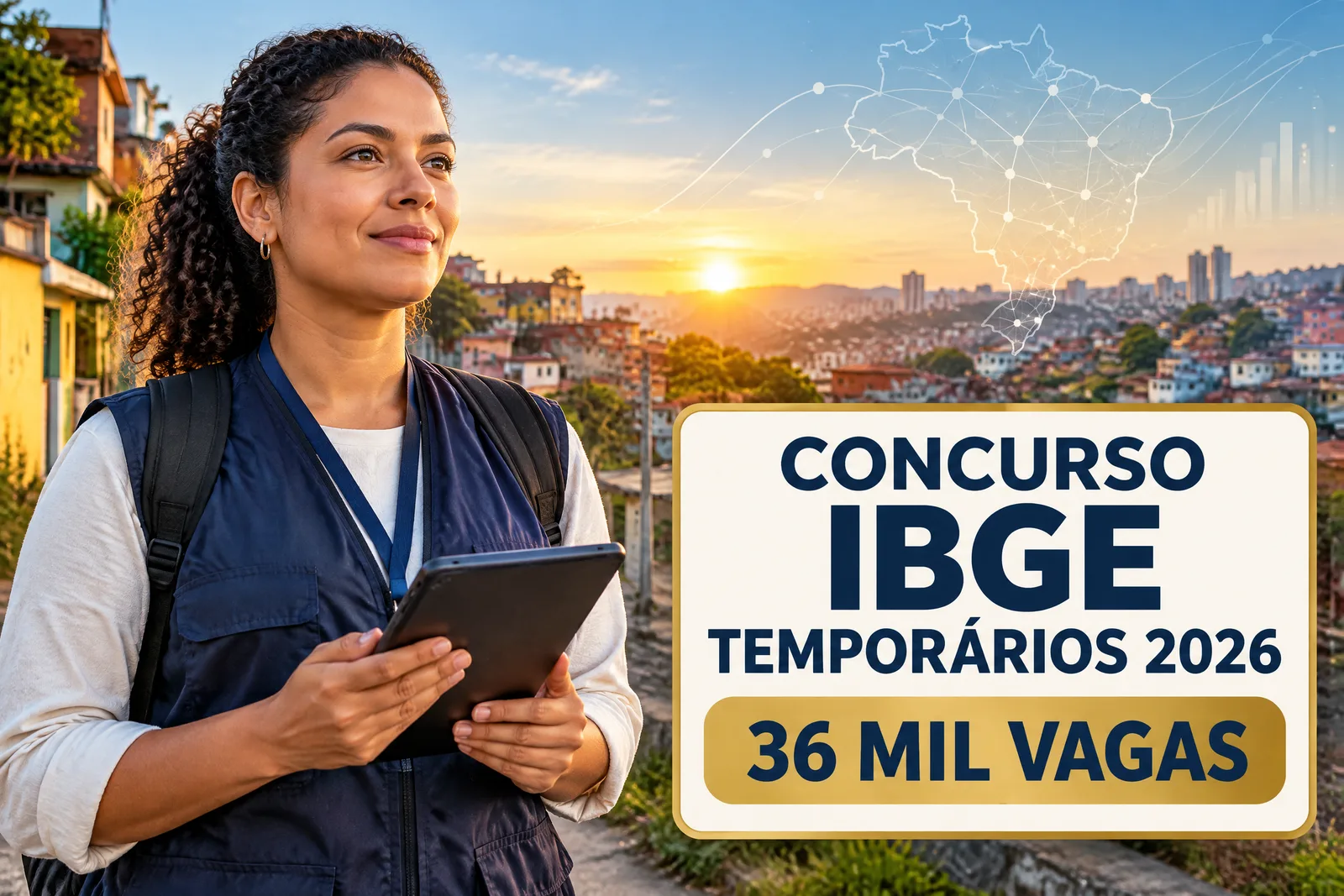 Concurso IBGE temporários 2026: provas feitas e edital de Recenseador pendente