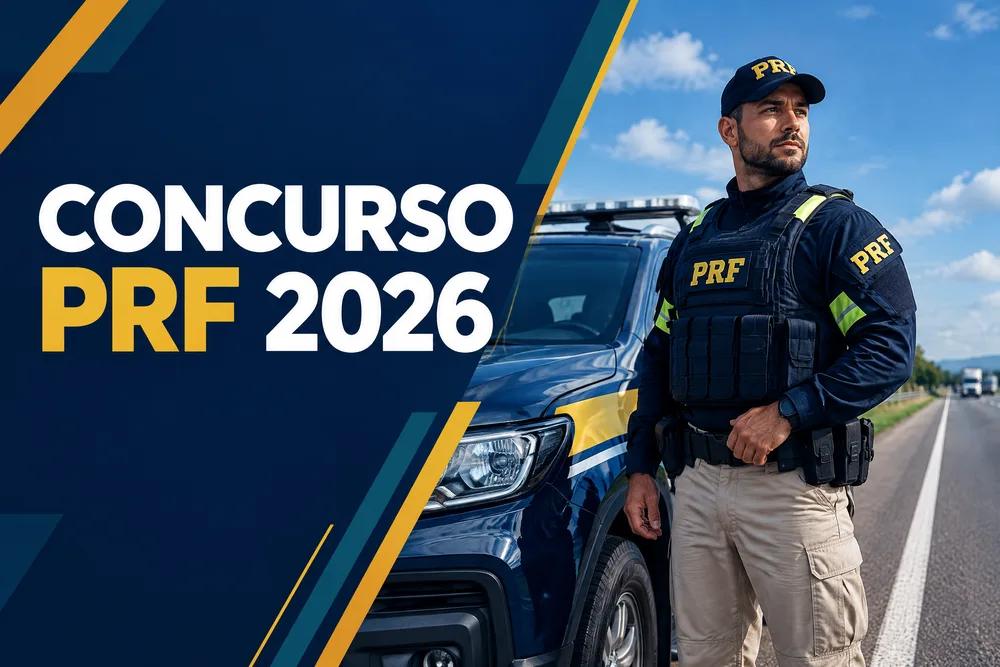 Concurso PRF 2026: 533 vagas pedidas, edital ainda não autorizado