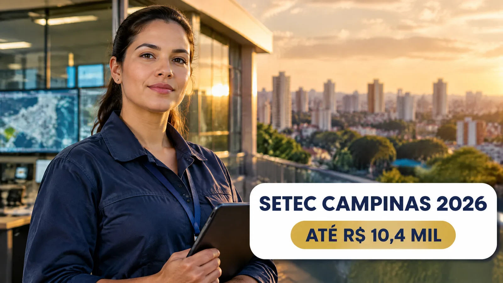 Concurso SETEC Campinas 2026: 39 vagas e inscrições até 4 de dezembro