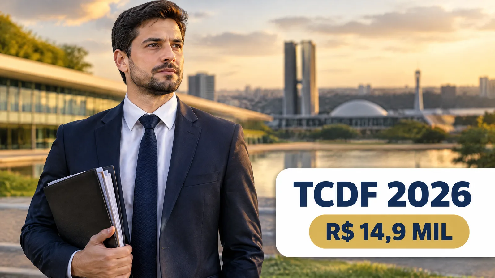 Concurso TCDF 2026: edital com salário de R$ 14,9 mil
